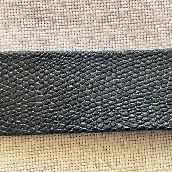 Douglas Paquette Vintage 80’s Signed Celtic Knot / Flower Buckle Snakeskin Belt - Picture 15 of 16